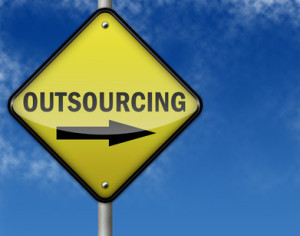 Traffic Sign "Outsourcing"