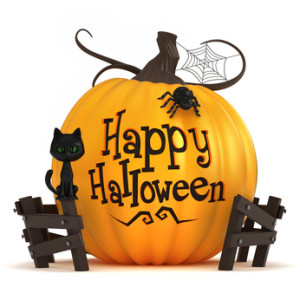 3D render of a halloween pumpkin