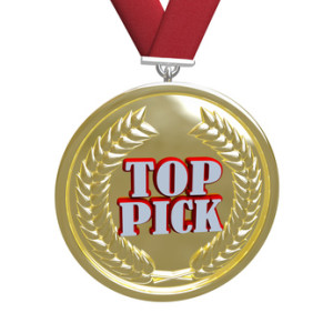 Top Pick - Gold Medal for Chosen Favorite Option